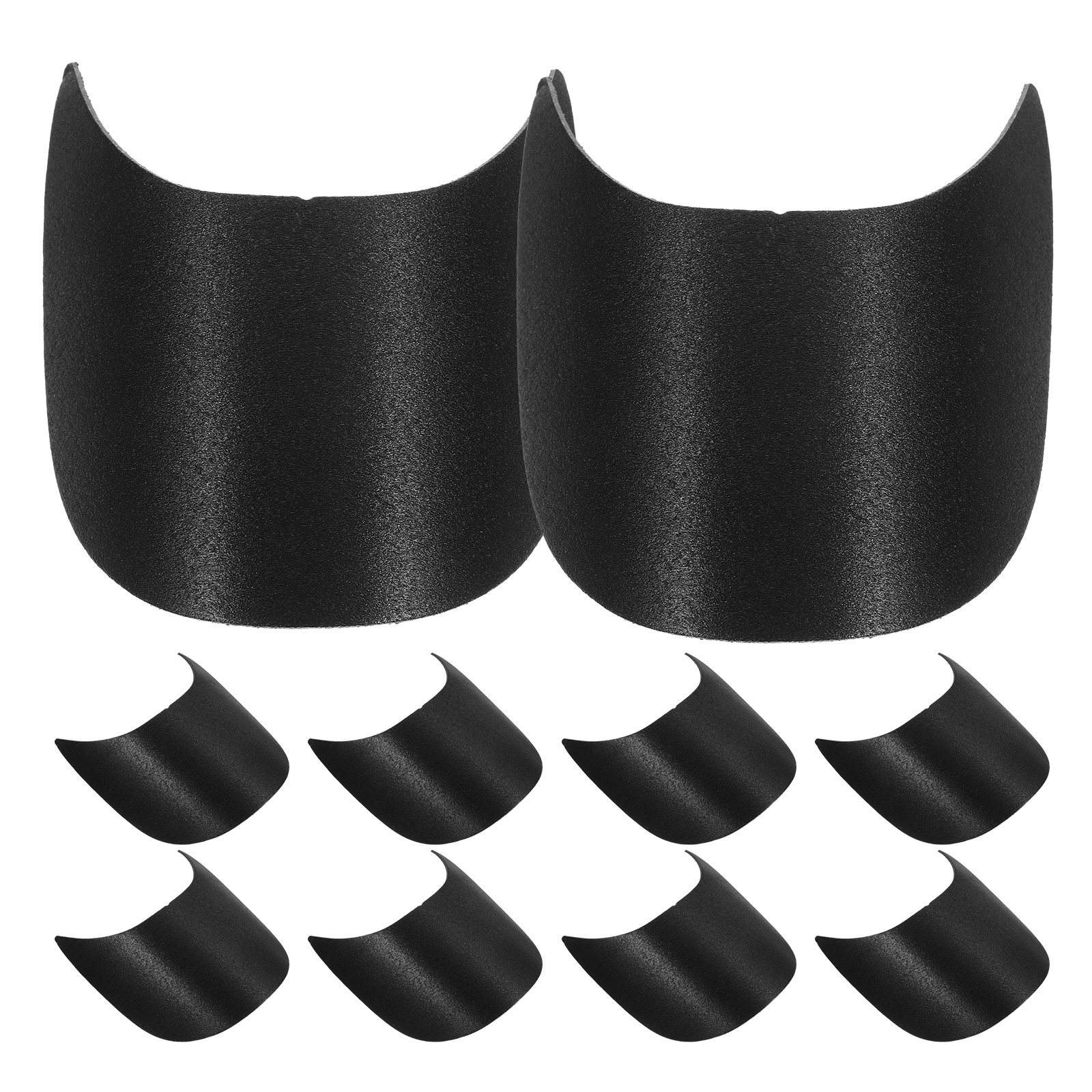 Visor Sun Hat - 10個入り帽子つばシェイパー プラスチック製バイザーインサート 野球帽、サンハット、ゴルフハット用 スタイリッシュでファッショナブルな帽子つばシェイパー