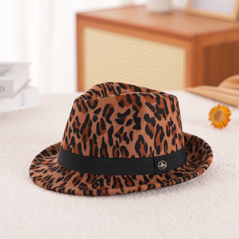 Fedora Hat Wool - 2026 ドラゴンフェニックス ウールフェルト フェドラハット ユニセックス ヨーロピアン