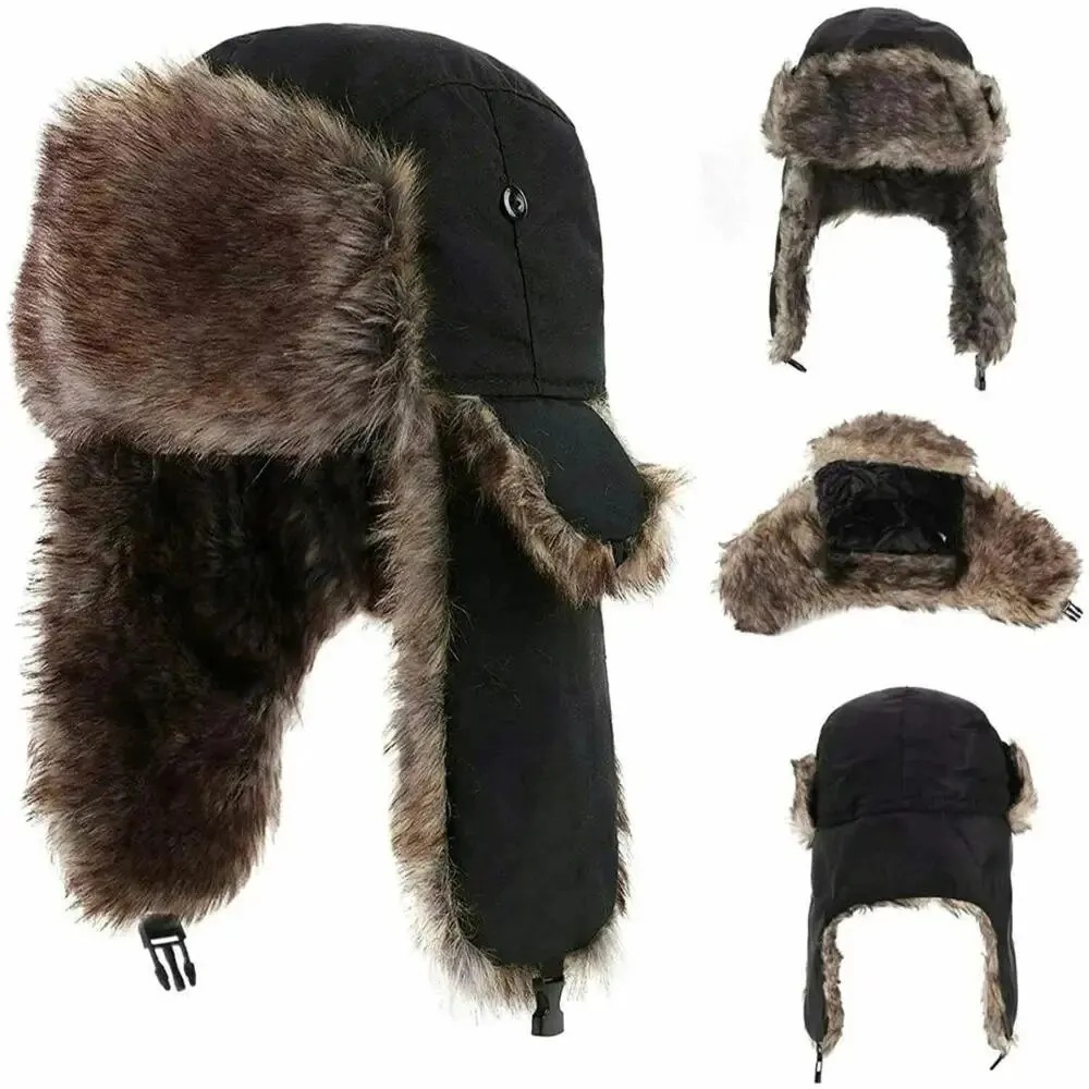 メンズウィンタートラッパーアビエイタートルーパーイヤーフラッ - Winter Trapper Hat のレビューと価格