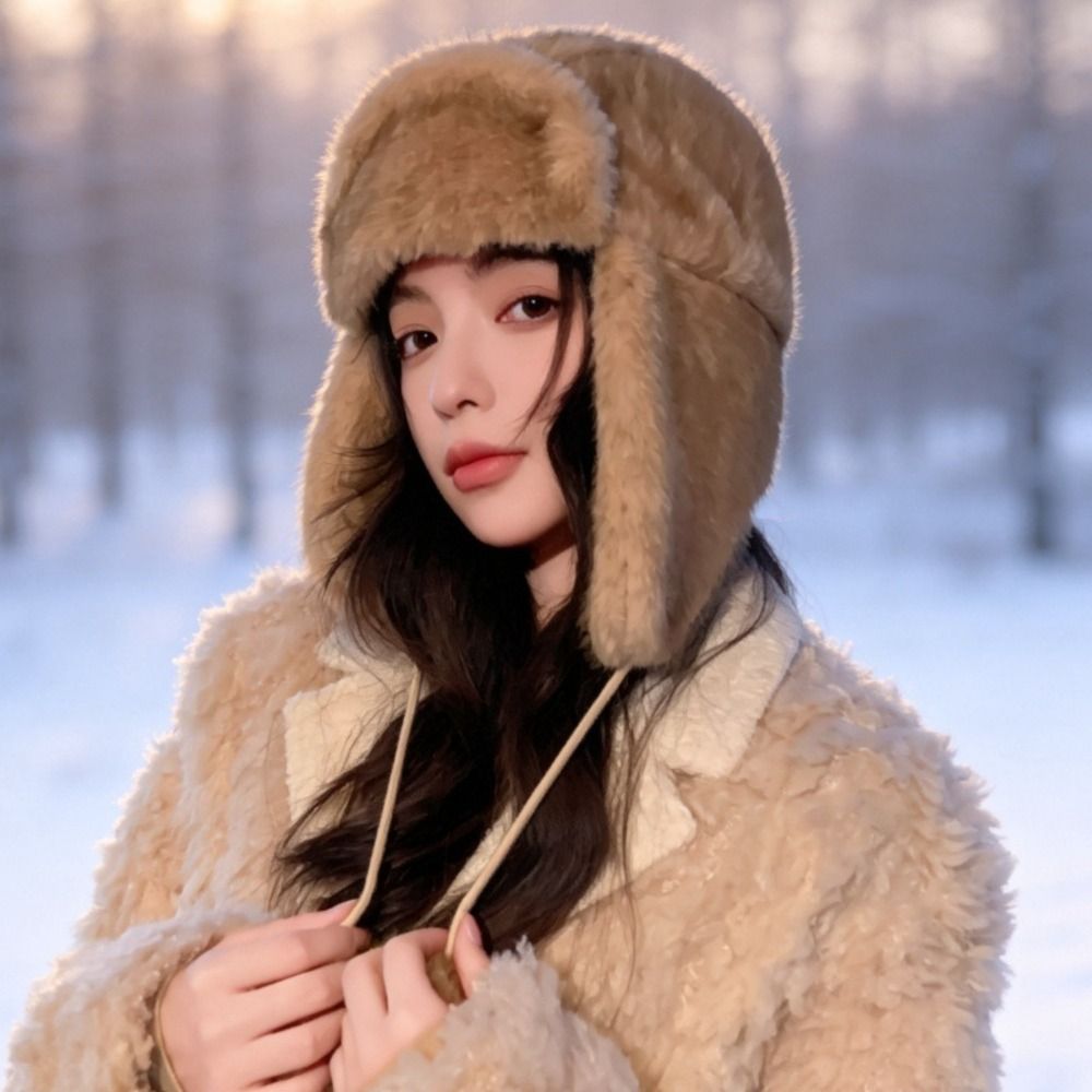 暖かいポリエステル製トラッパーエアフラップハット 防風ポンポ - Winter Trapper Hat のレビューと価格