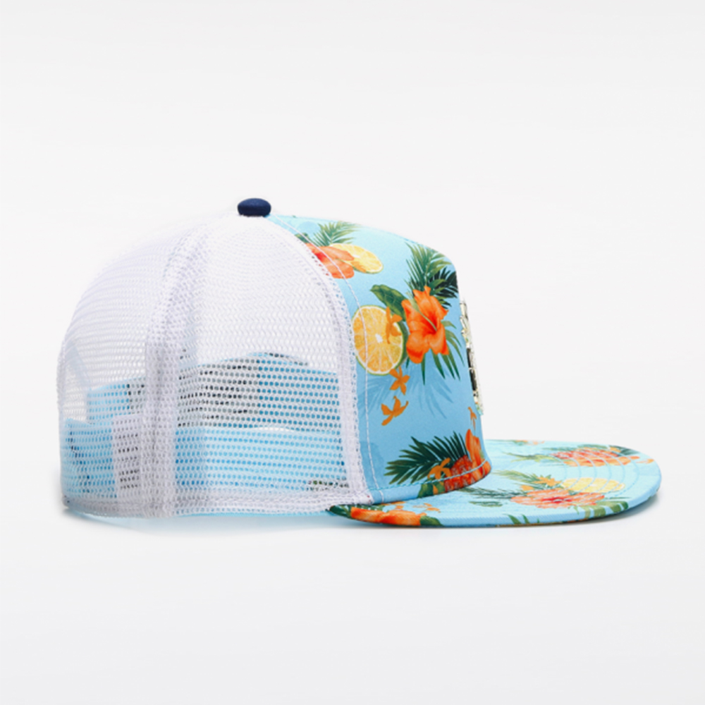 ファッショナブルな多機能ハット トロピカルフルーツ花柄プリン - Trucker Cap Mesh のレビューと価格