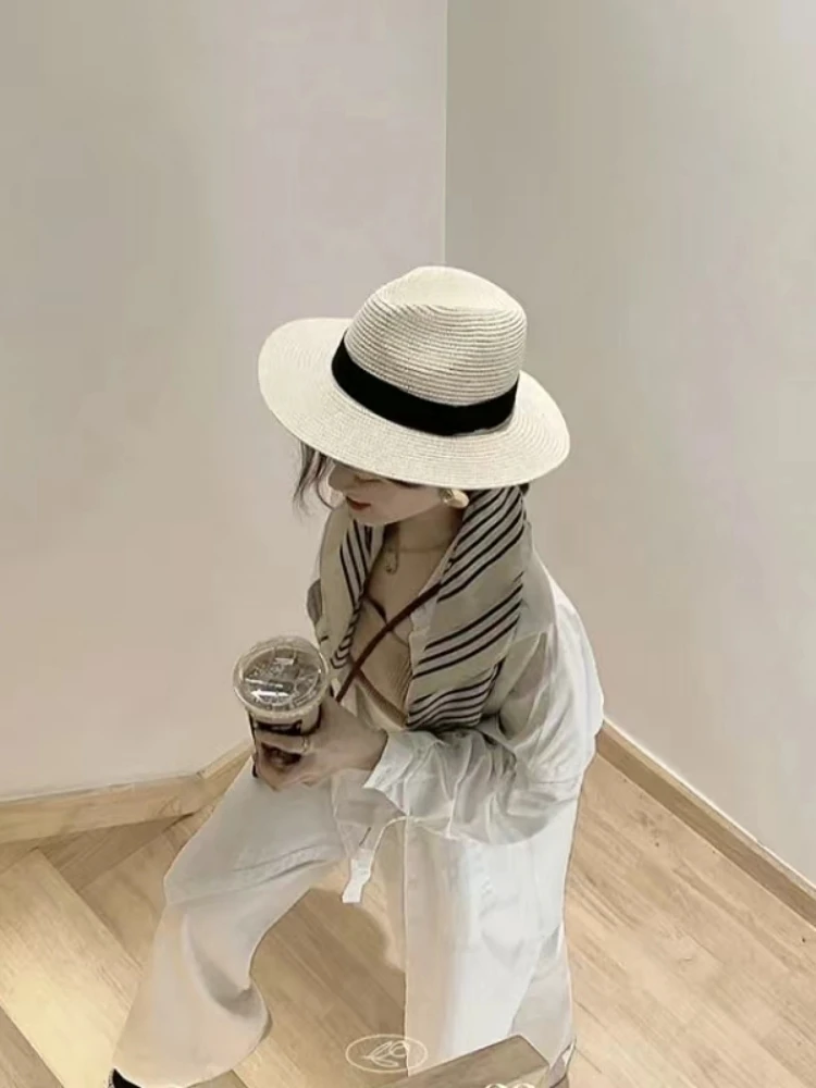 60 センチメートル夏フェドーラ短いつば麦わら帽子男性と女性 - Fedora Hat Wool のレビューと価格