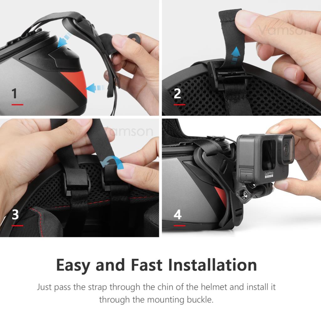 Vamson Gopro Hero 11 10 9 8 ヘッ - Skull Cap Helmet Liner のレビューと価格
