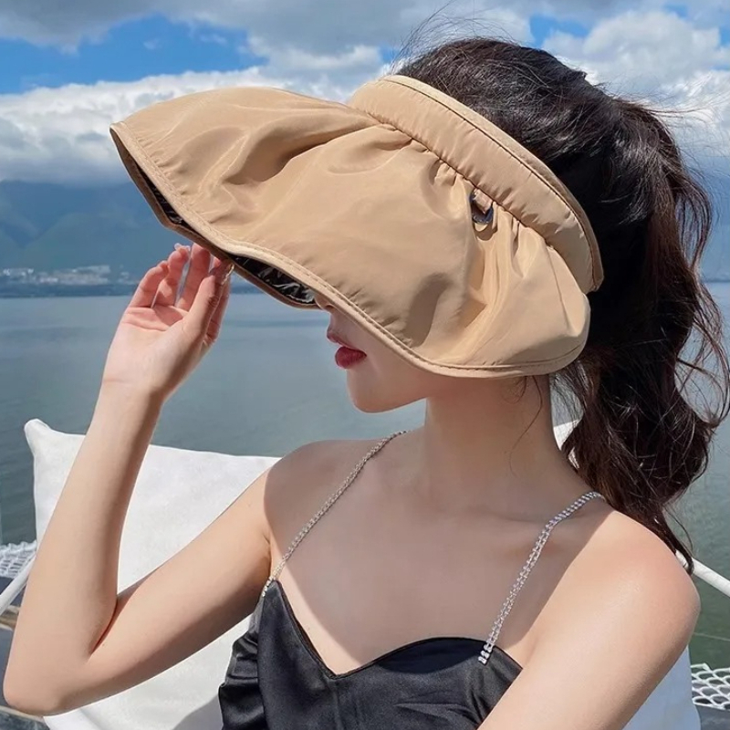 UPF50+ 折りたたみ式ヘッドバンドサンバイザーハット デ - Visor Sun Hat のレビューと価格